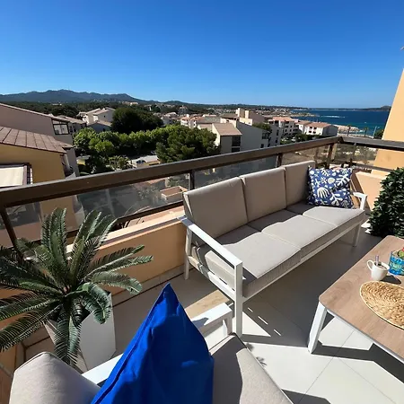 Vue 180 Degres Mer-colline, Plages 100m, Piscine, Box , Domaine Coudouliere Six Four Les Plages * Six-Fours-les-Plages