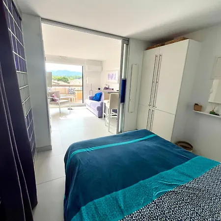 Vue 180 Degres Mer-colline, Plages 100m, Piscine, Box , Domaine Coudouliere Six Four Les Plages Апартаменты Сис-Фур-Ле-Пляж