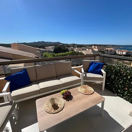 Vue 180 Degres Mer-colline, Plages 100m, Piscine, Box , Domaine Coudouliere Six Four Les Plages *