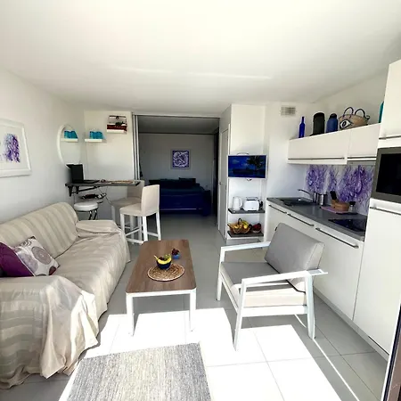 Vue 180 Degres Mer-colline, Plages 100m, Piscine, Box , Domaine Coudouliere Six Four Les Plages Апартаменты