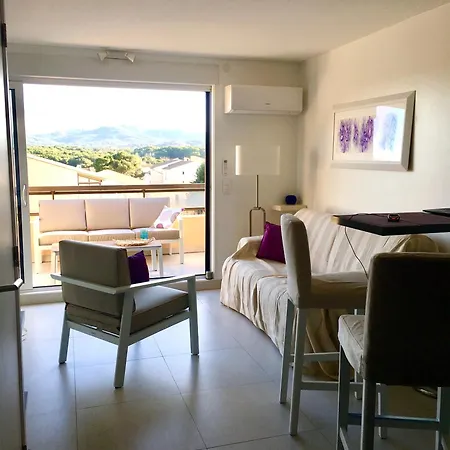 Vue 180 Degres Mer-colline, Plages 100m, Piscine, Box , Domaine Coudouliere Six Four Les Plages Сис-Фур-Ле-Пляж