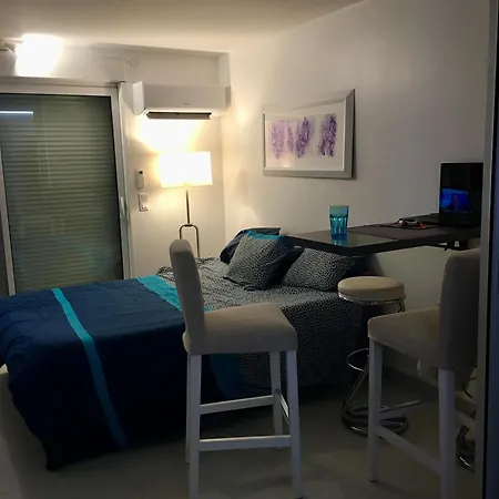 Vue 180 Degres Mer-colline, Plages 100m, Piscine, Box , Domaine Coudouliere Six Four Les Plages Apartment